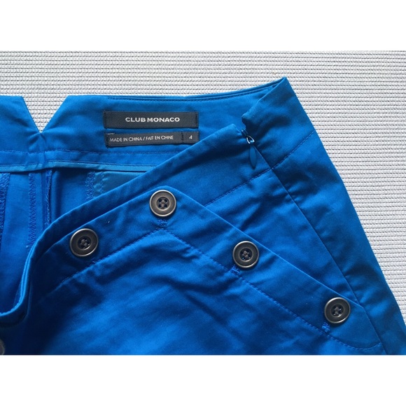 Club Monaco Cobalt Blue shorts - Picture 2 of 2